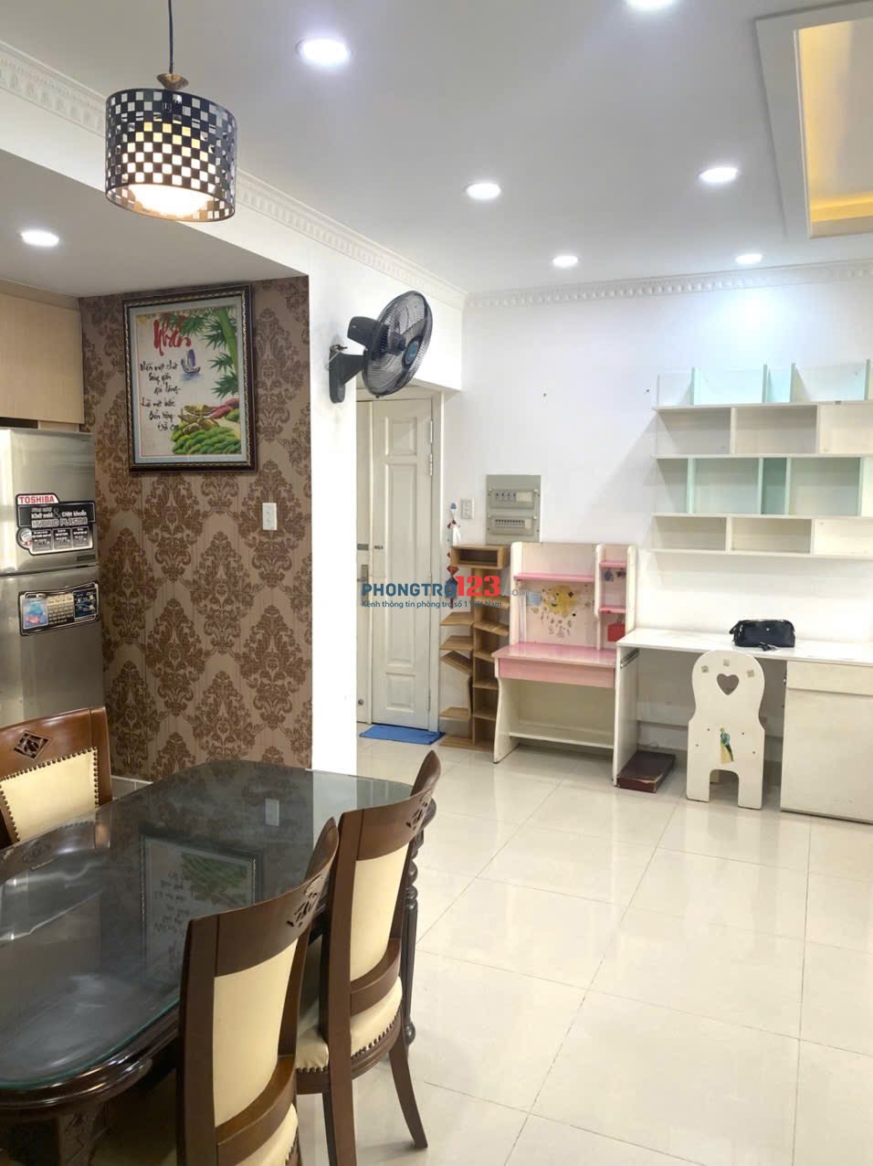 Tìm 1 nữ ở ghép share chung phòng master trong căn hộ 82m2 2PN 2WC chung cư Thuỷ Lợi 4 Bình Thạnh
