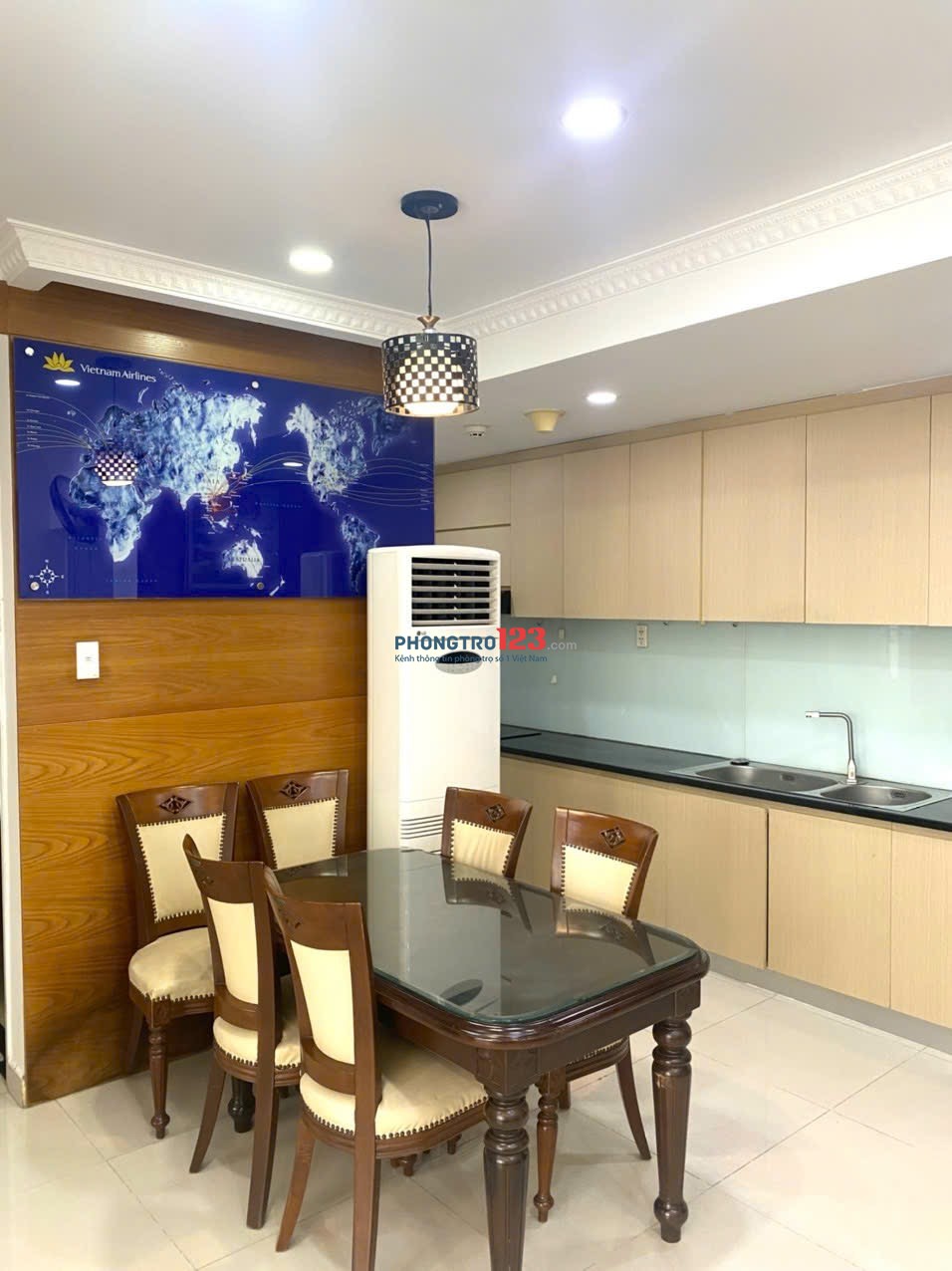 Tìm 1 nữ ở ghép share chung phòng master trong căn hộ 82m2 2PN 2WC chung cư Thuỷ Lợi 4 Bình Thạnh