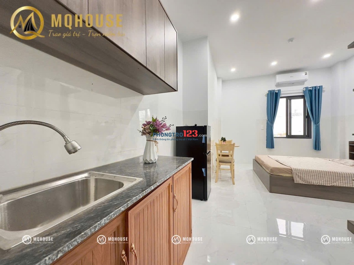 STUDIO MỚI RỘNG 25m2 ĐẦY ĐỦ TIỆN NGHI NGAY QUẬN 10