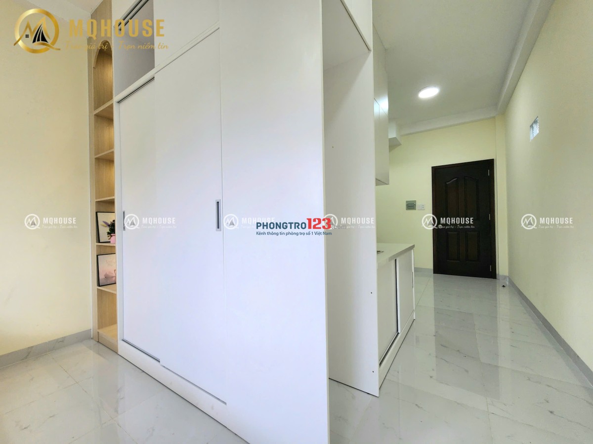 CHO THUÊ CHDV 1PN BAN CÔNG 45M2 NHÀ MỚI GẦN ETOWN CỘNG HÒA - GA T3 MỚI