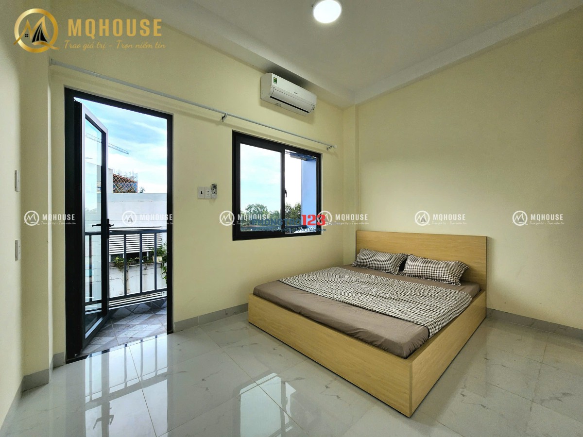 CHO THUÊ CHDV 1PN BAN CÔNG 45M2 NHÀ MỚI GẦN ETOWN CỘNG HÒA - GA T3 MỚI