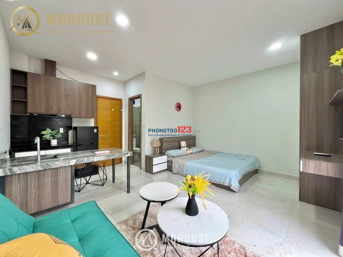 Cho thuê Studio ban công thoáng - yên tĩnh - dịch vụ tốt trục Lê Văn Sỹ giáp PN