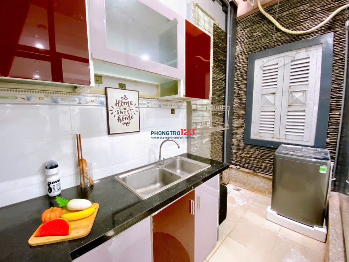 CHO THUÊ PHÒNG STUDIO TÁCH BẾP 30M2 Ở PHÚ NHUẬN GIÁ CHỈ 6 TRIỆU