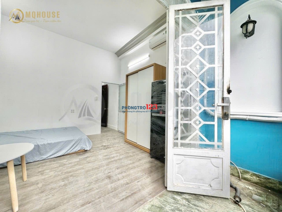 1PHÒNG NGỦ 30M2 BAN CÔNG TO KẾ BÊN CHỢ BÀ CHIỂU - CÓ MÁY LỌC NƯỚC MIỄN PHÍ VÀ MÁY GIẶT RIÊNG