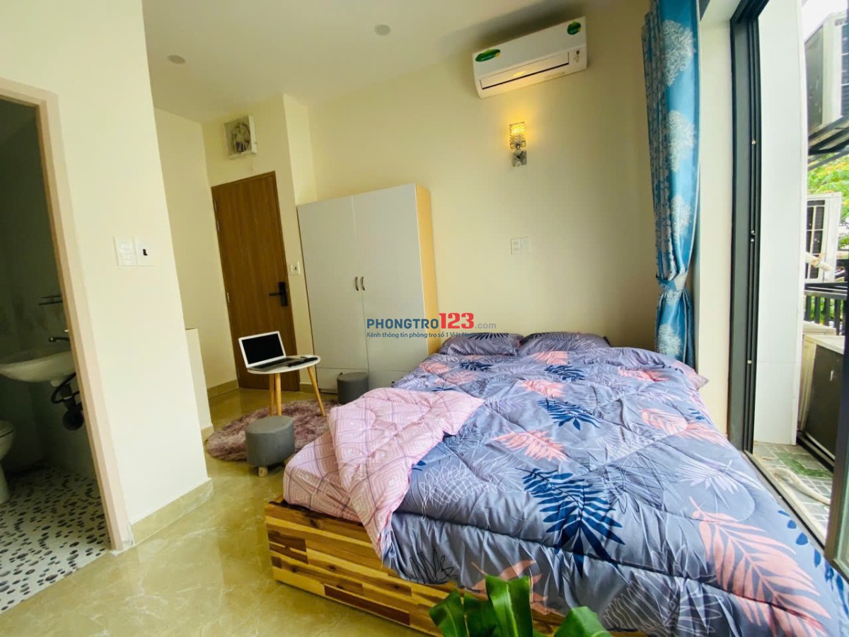CHO THUÊ PHÒNG STUDIO PHÚ NHUẬN BAN CÔNG CHỈ 5TRIỆU