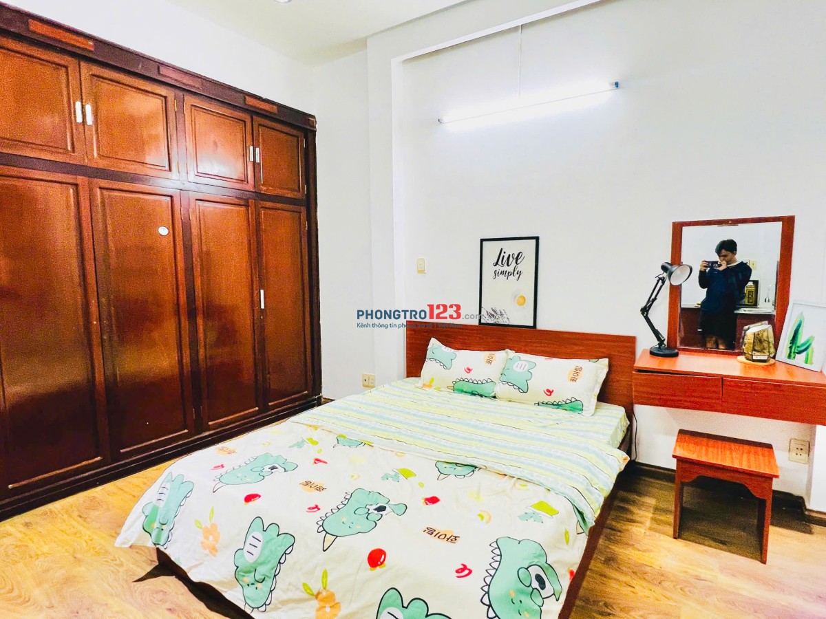 Cho thuê phòng trọ cửa sổ, Bình Thạnh, giáp Quận 1, Phú Nhuận, Điện Biên Phủ, Nguyễn Hữu Cảnh