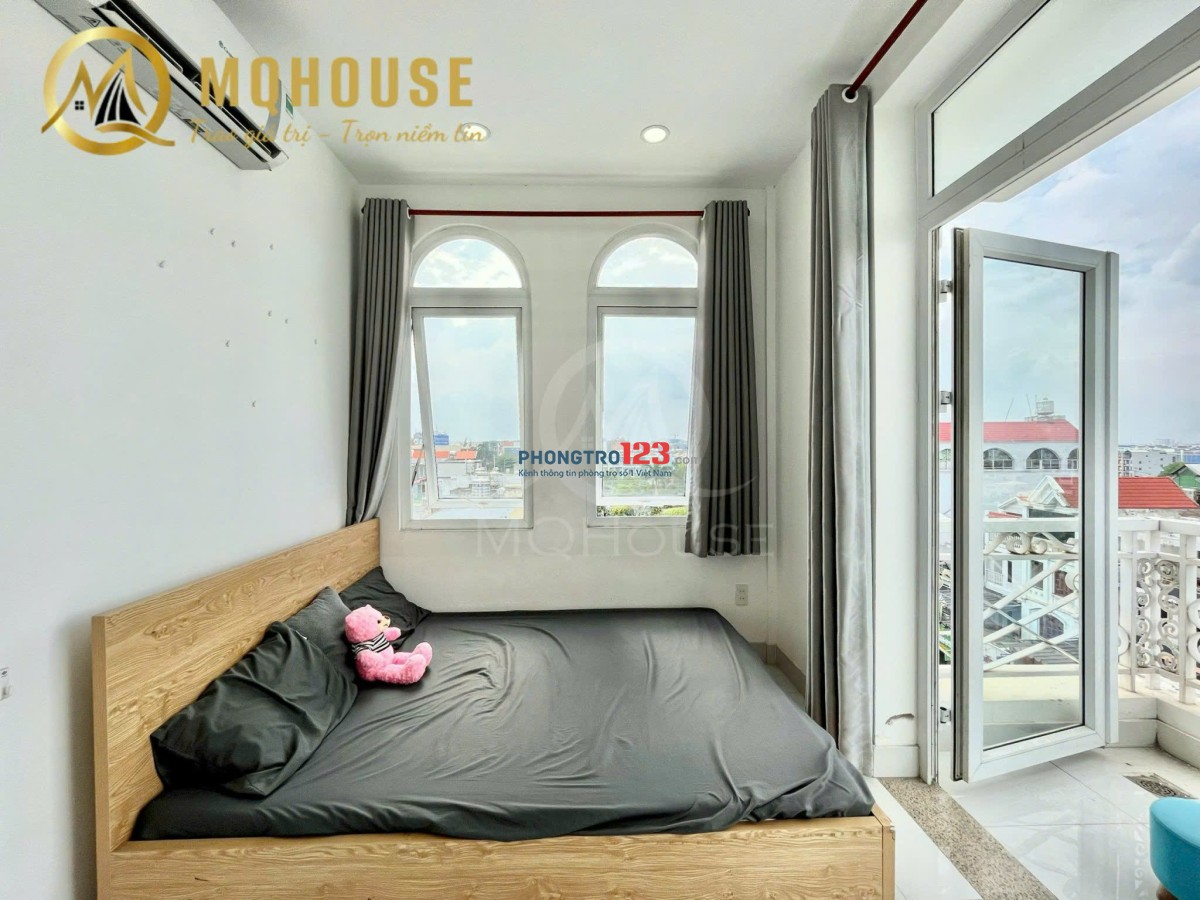 Phòng Trọ Gò Vấp Mới Khai Trương Có Ban Công, Full Nội Thất Thang Máy Chuẩn 5 Sao Đường Phan Văn Trị