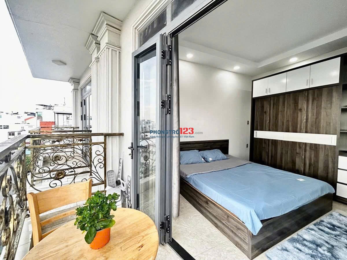 CHO THUÊ STUDIO BAN CÔNG LẦU 5 VIEW ĐẸP THOÁNG MÁT TẠI BÌNH THẠNH
