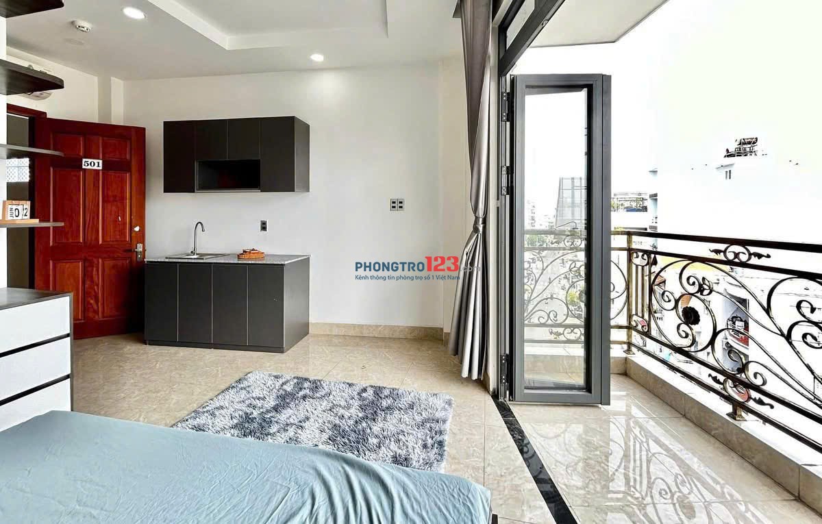CHO THUÊ STUDIO BAN CÔNG LẦU 5 VIEW ĐẸP THOÁNG MÁT TẠI BÌNH THẠNH