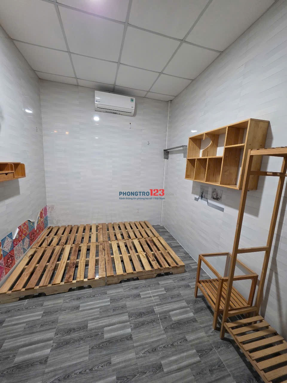 Phòng trọ 2 phòng ngủ có sẵn nội thất tiện nghi như hình tại TP Bến Tre