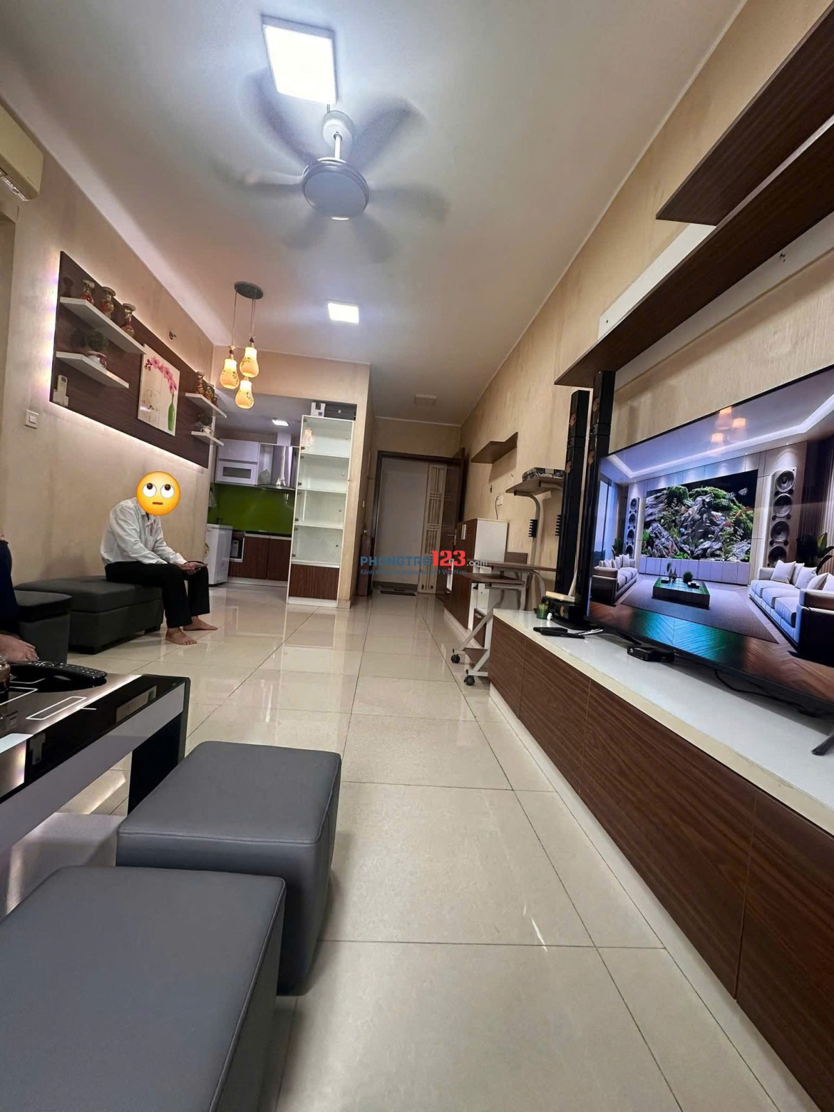 Chung cư Carillon 2, Trịnh ĐÌnh Thảo, Hòa Thanh, TP, 90m2, 3PN, 12tr/tháng.