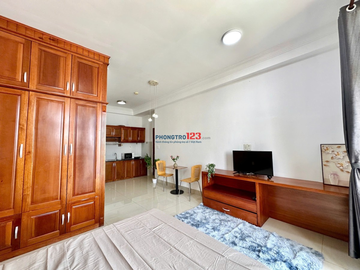 Cho thuê căn hộ 30m2 Hoàng hoa thám Bình thạnh. Full nt ban công