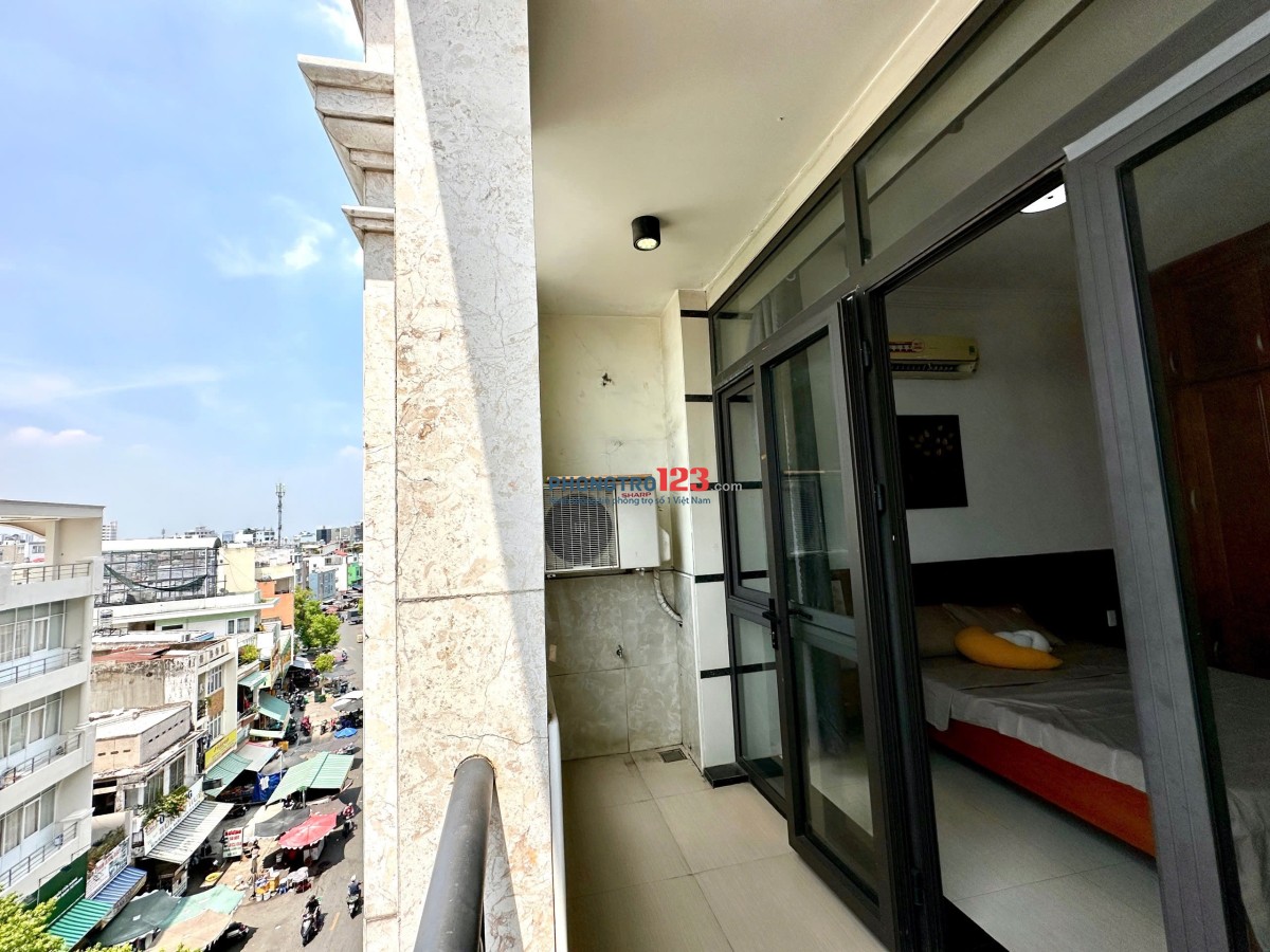 Cho thuê căn hộ 30m2 Hoàng hoa thám Bình thạnh. Full nt ban công