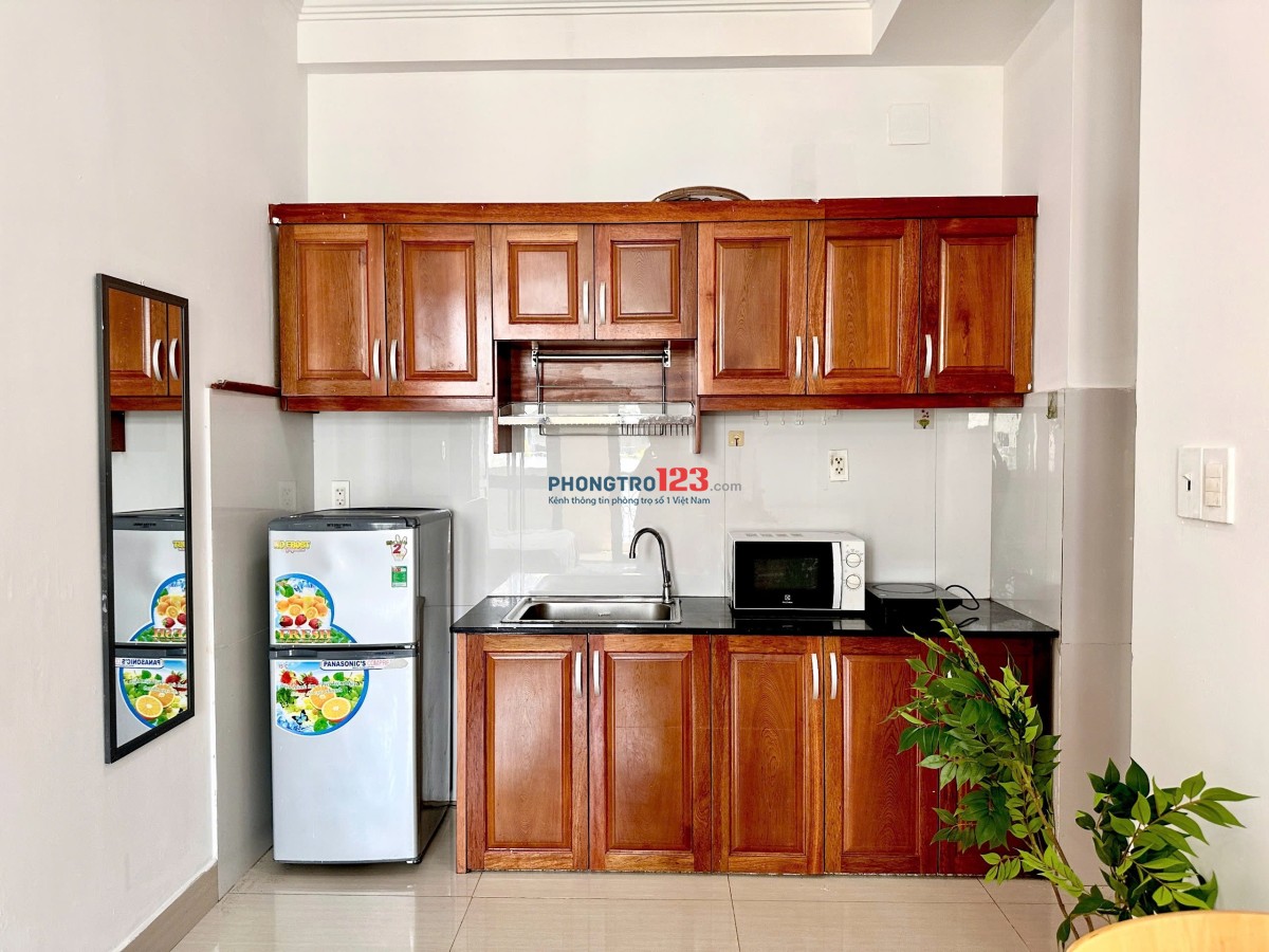 Cho thuê căn hộ 30m2 Hoàng hoa thám Bình thạnh. Full nt ban công
