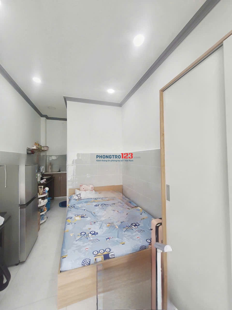 Phòng trọ Full nội Thất 30m2 Nguyễn Gia Trí Bình Thạnh gần Ngã Tư Hàng Xanh, ĐH Hutech giáp Q1, Q2