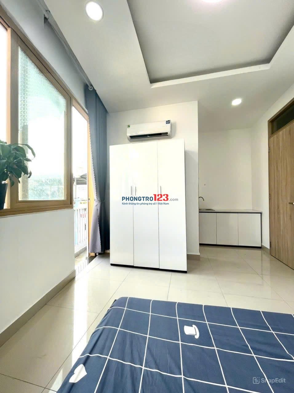 CHO THUÊ PHÒNG BAN CÔNG ĐẦY ĐỦ NỘI THẤT - ĐƯỜNG LỚN OTO TẠI Q3