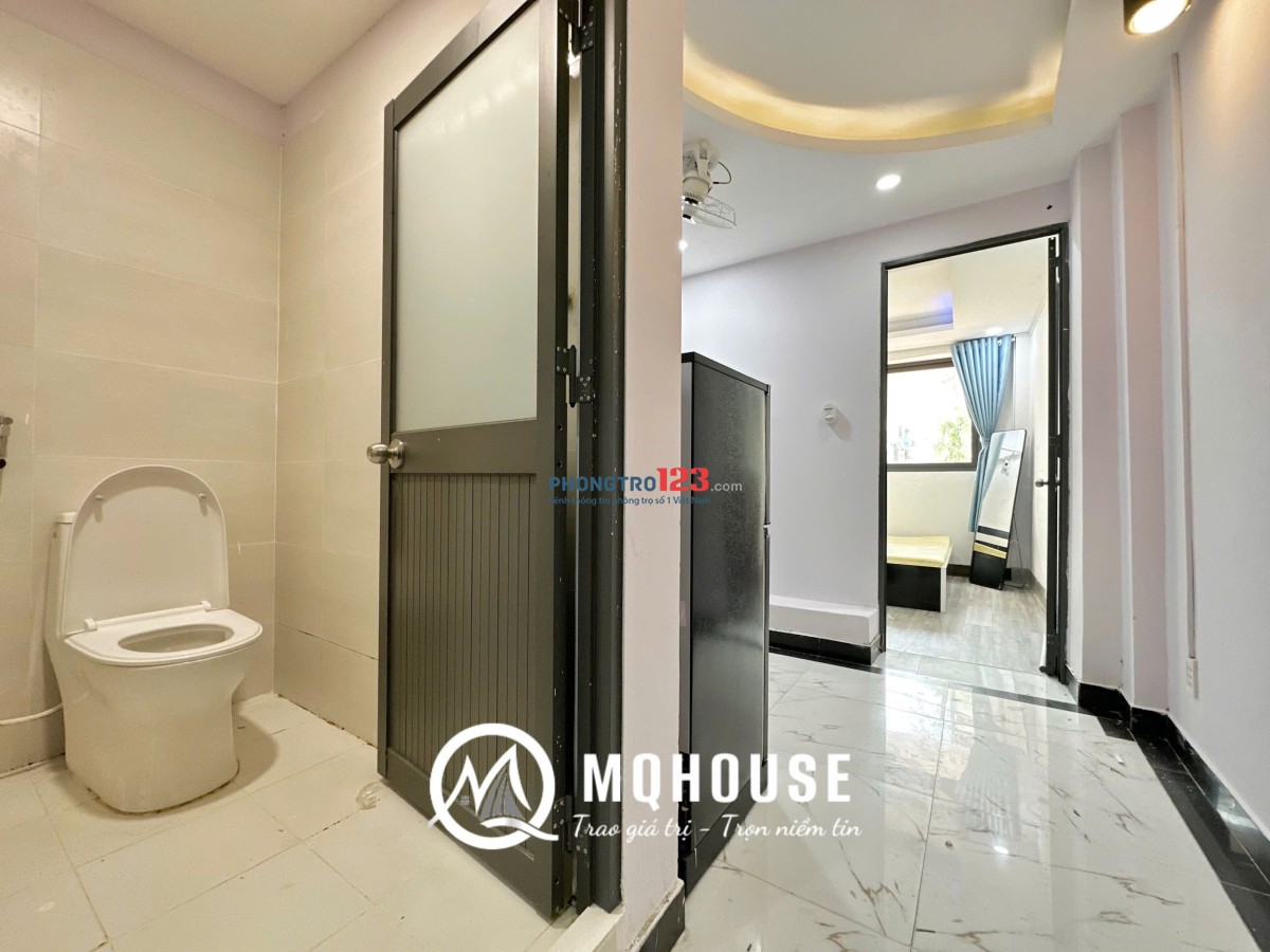 Cho thuê Căn hộ 1PN tách bếp, gần Go Miền Đông, ĐH Huflit, cửa sổ Lớn