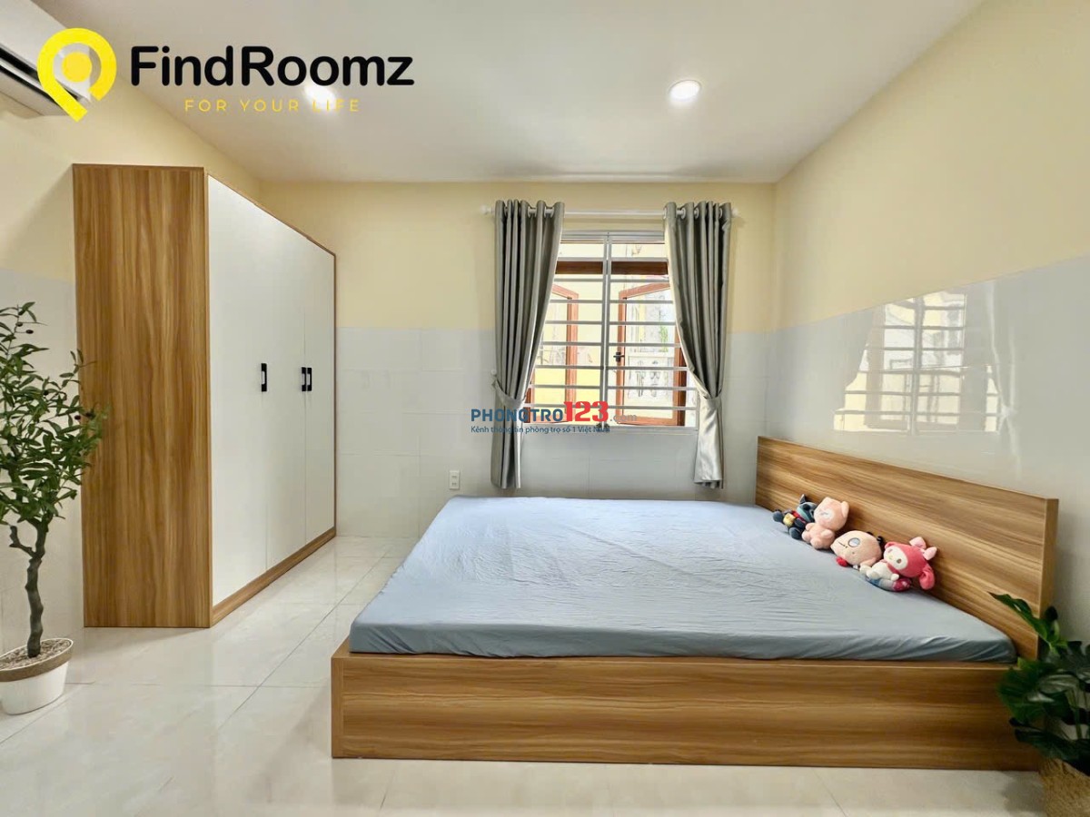 Cho thuê studio 30m2 có cửa sổ thoáng, nội thất đầy đủ - Phan Văn Trị, Bình Thạnh gần ĐH Văn Lang