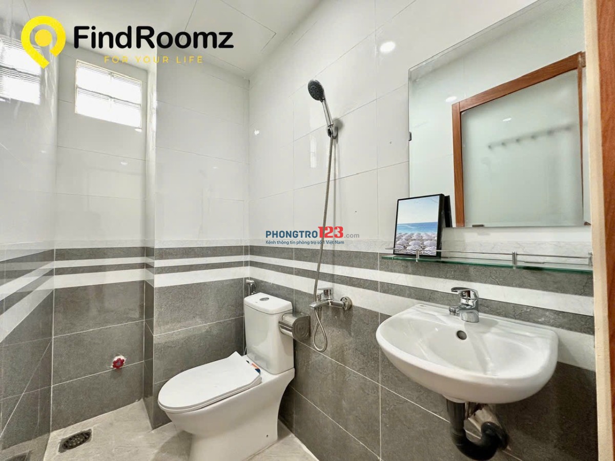 Cho thuê studio 30m2 có cửa sổ thoáng, nội thất đầy đủ - Phan Văn Trị, Bình Thạnh gần ĐH Văn Lang