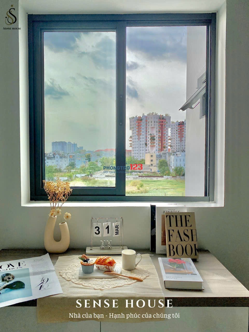 CHO THUÊ CĂN HỘ NGAY ĐƯỜNG PHAN HUY ÍCH - TÂN BÌNH - ĐẾN NHÀ GA T3 CHỈ 10p