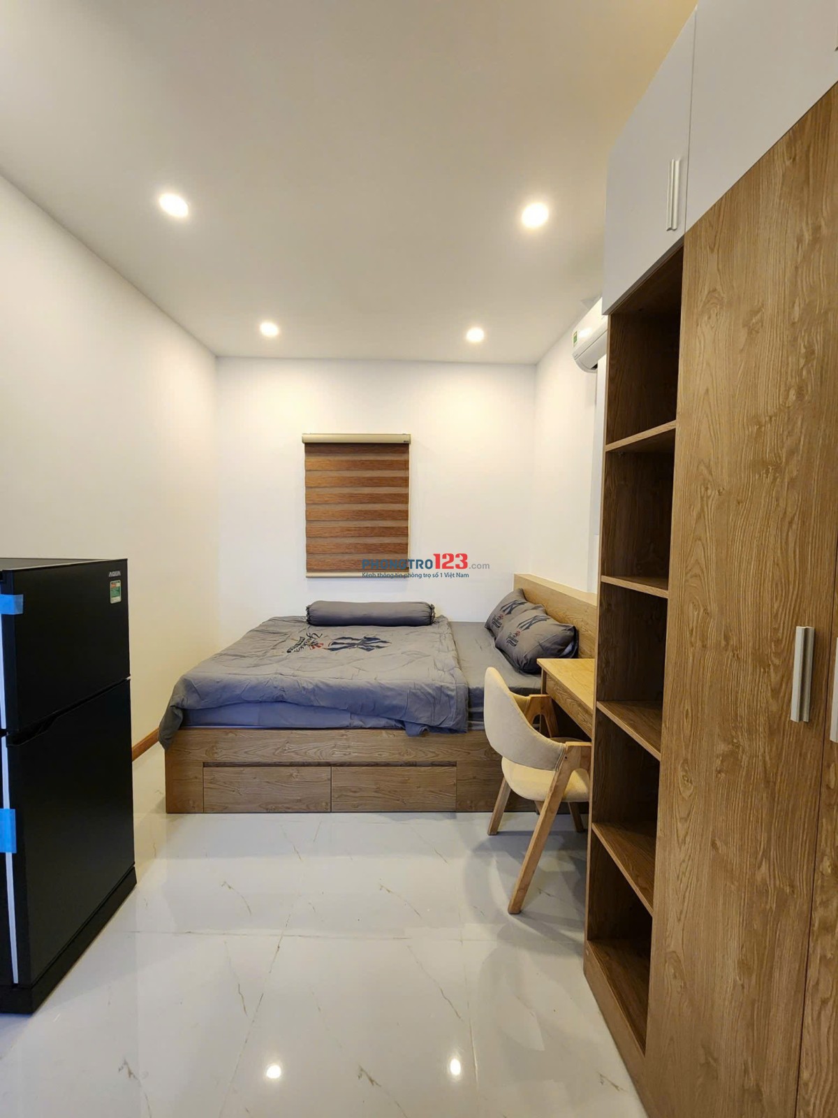 PHÒNG FULL NỘI THẤT, CỬA SỔ TRỜI LỚN SÁNG THOÁNG – XVNT, Q.BT, GẦN THỊ NGHÈ, SÁT BÊN QUẬN 1
