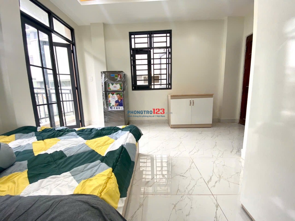 Cho Thuê Phòng Trung Tâm Phú Nhuận_Bancol_Full Nội Thất_giáp Q1, Q3
