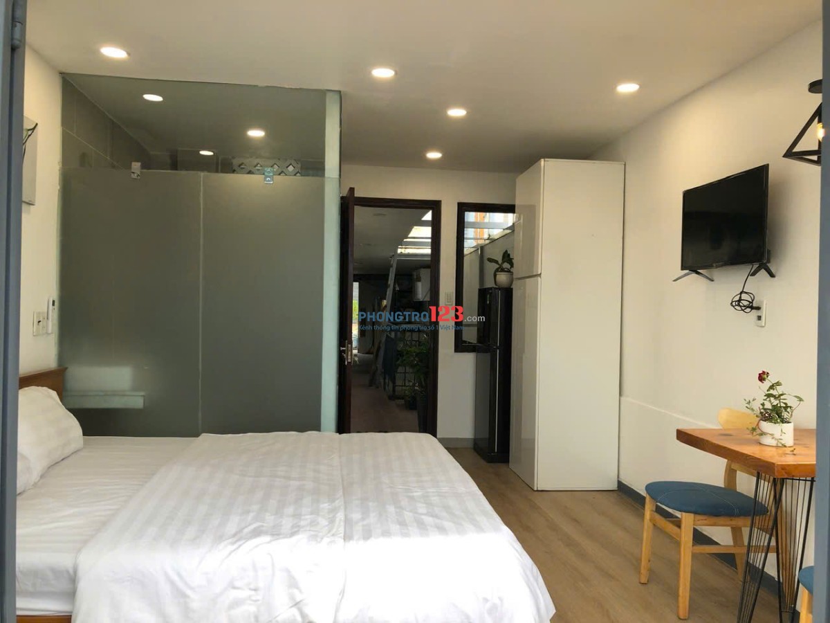 CHO THUÊ PHÒNG PENHOUSE FULL NỘI THẤT,CÓ SÂN THƯỢNG, AN PHÚ, GẦN GA METRO, CHỈ TỪ 7X BAO PHÍ DV