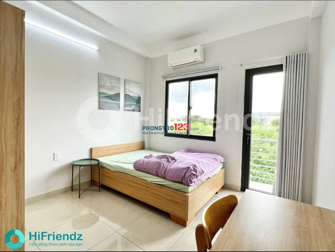 Studio ban công, bao phí quản lý, đối diện ĐH RMIT, TDTU