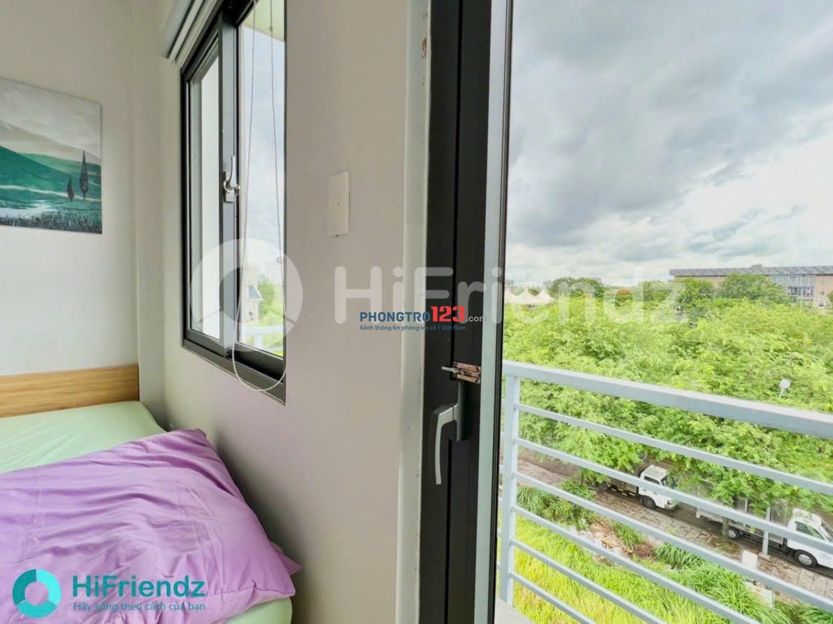 Studio ban công, bao phí quản lý, đối diện ĐH RMIT, TDTU