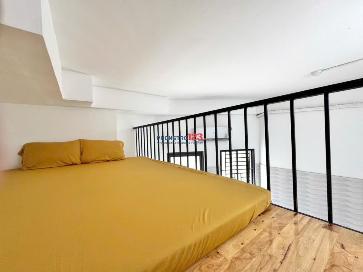 PHÒNG GÁC LỮNG BAN CÔNG 25m2 FULL TIỆN NGHI LÝ THƯỜNG KIỆT NGAY LỮ GIA