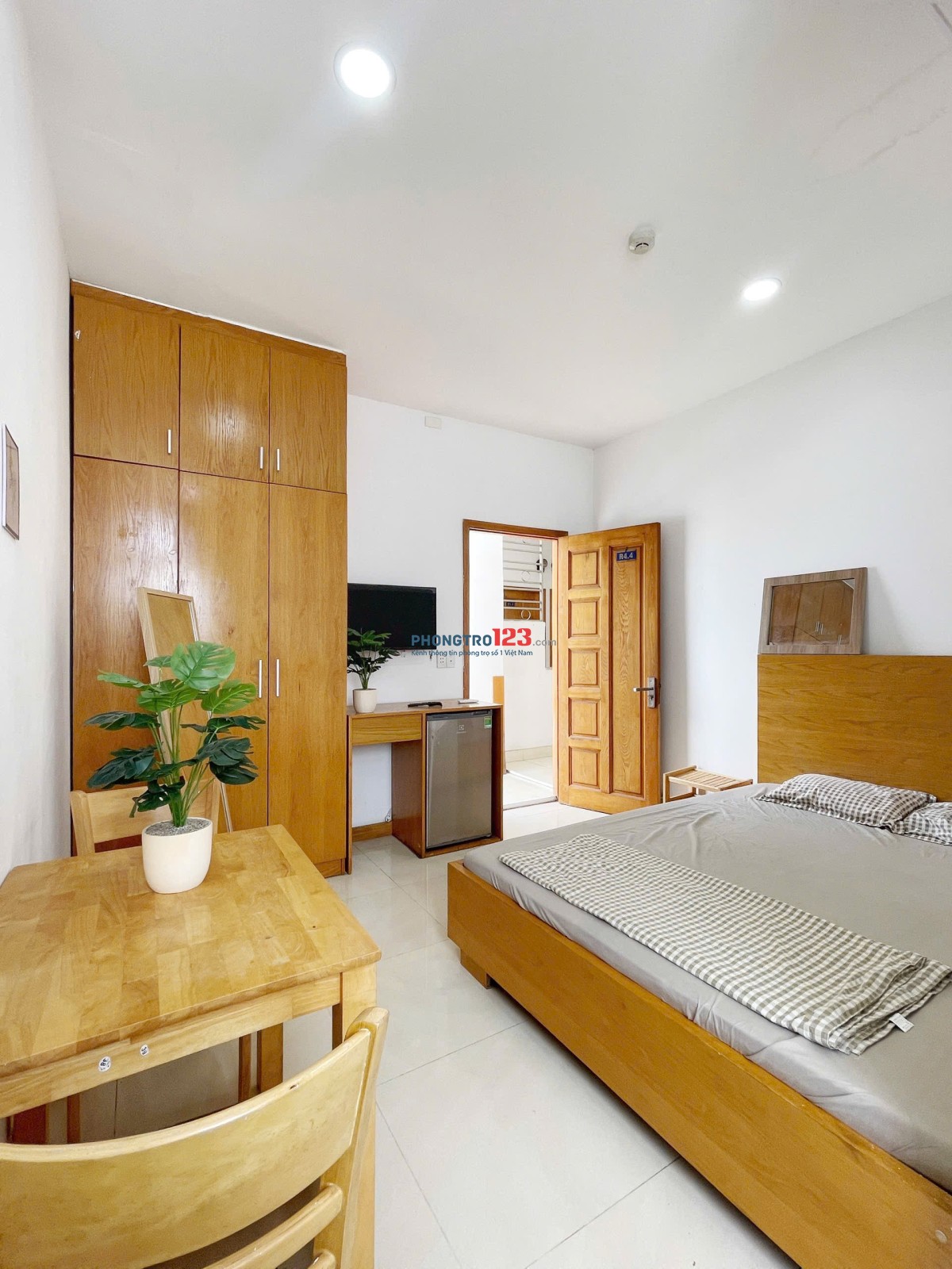Cho thuê Studio có ban công, nội thất đầy đủ - Nơ Trang Long, Bình Thạnh gần ĐH Văn Lang CS2