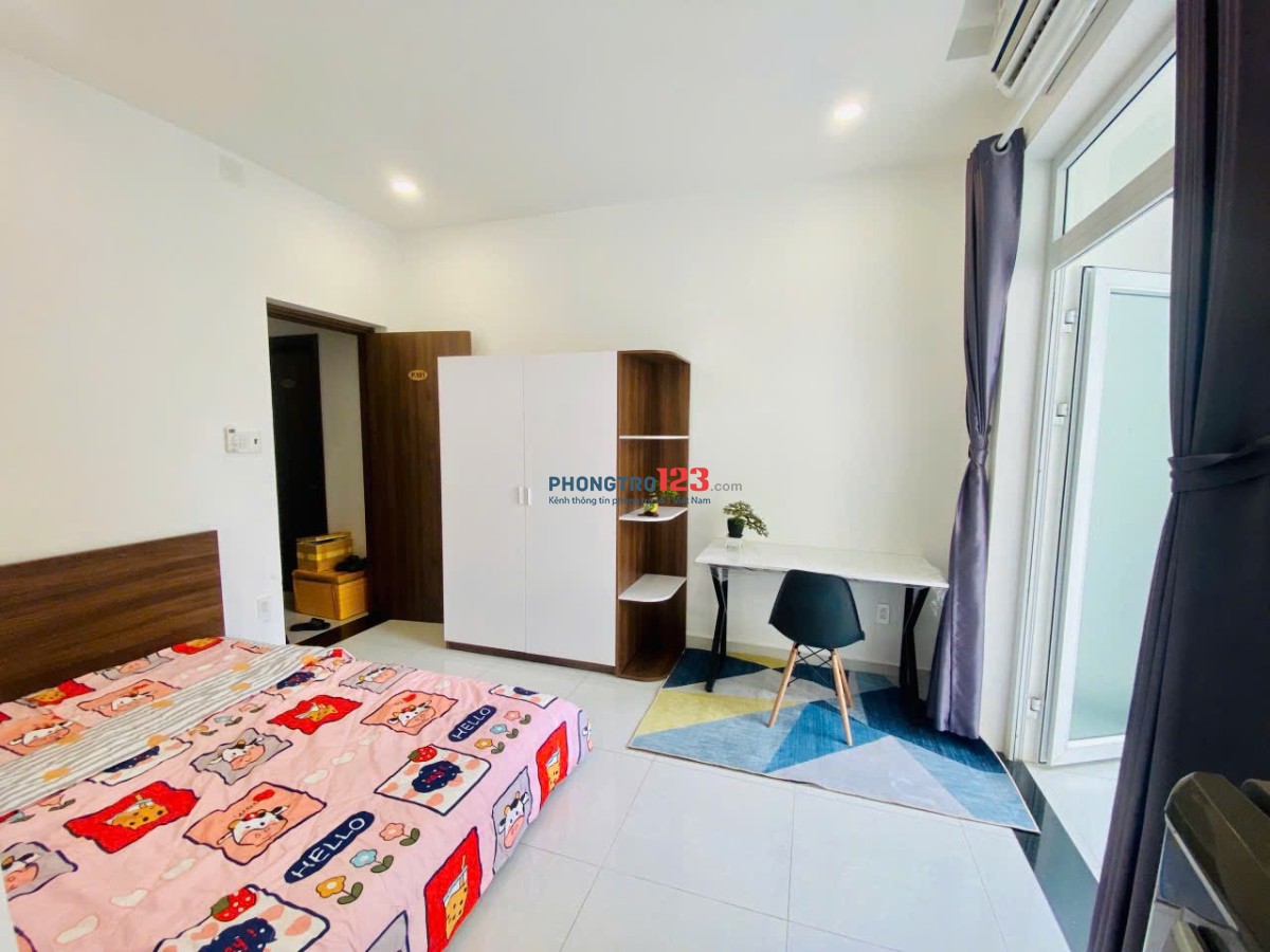 Căn hộ studio ban công - full nội thất ngay chợ Phạm Văn Hai quận Tân Bình