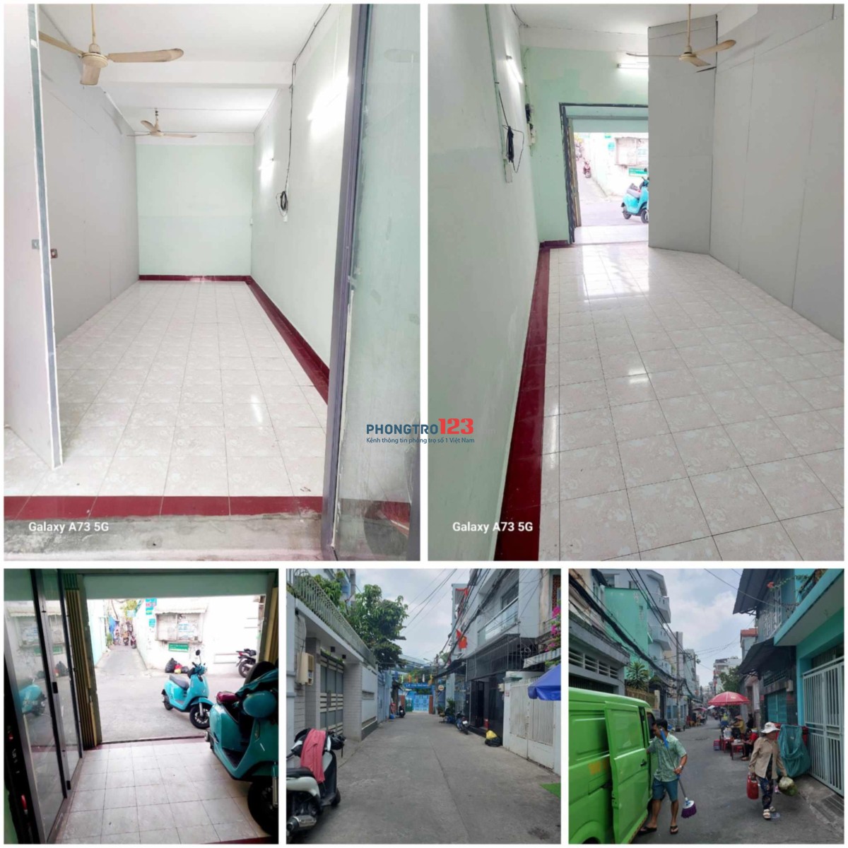 Cho Thuê mặt bằng Q10.rộng rãi thoải mái.25m2.đường xe hơi.ngay trường học.4tr9