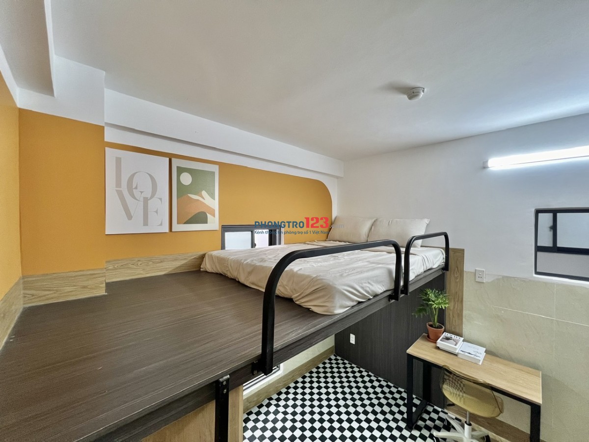 Cho thuê Phòng 30m2 đầy đủ Nội Thất có Cửa Sổ lớn - gần Sân Bay - CV Gia Định - Tân Bình