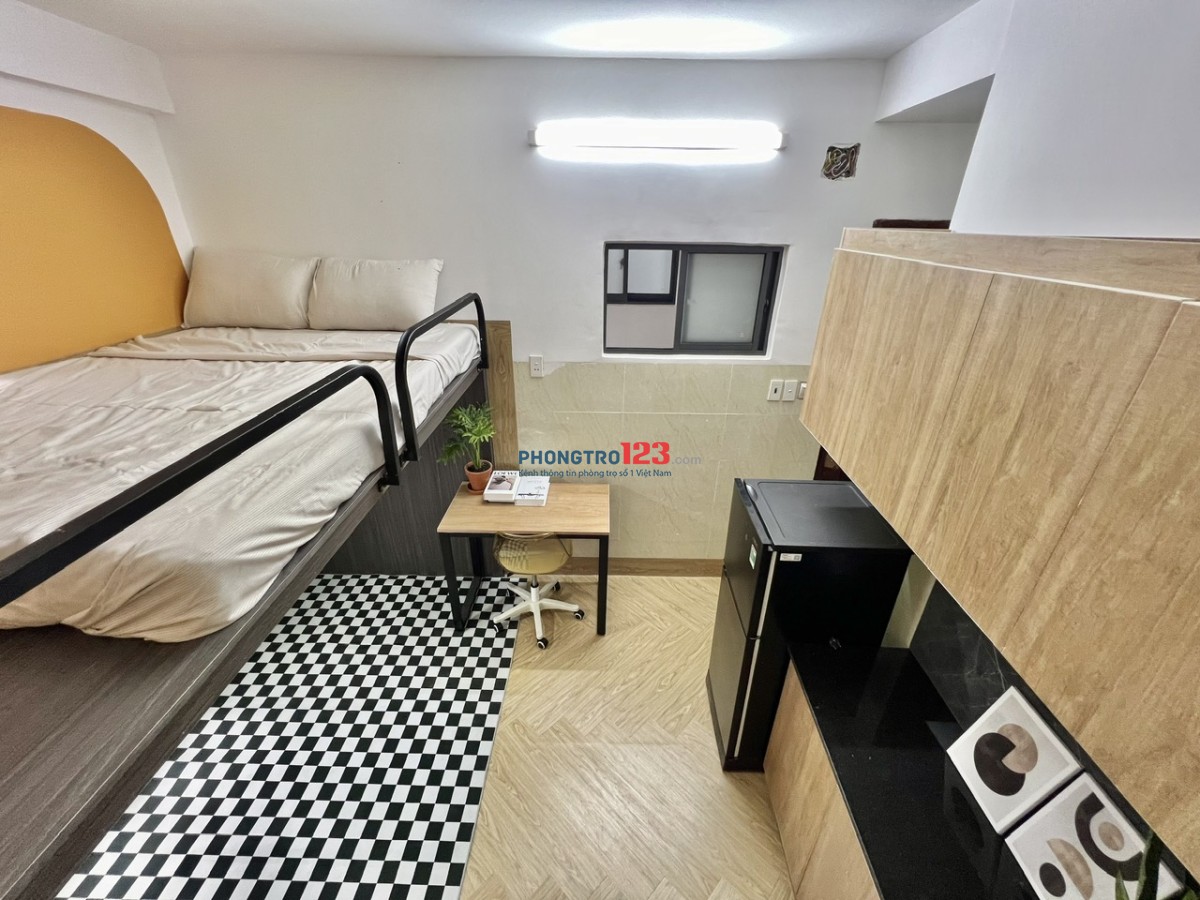 Cho thuê Phòng 30m2 đầy đủ Nội Thất có Cửa Sổ lớn - gần Sân Bay - CV Gia Định - Tân Bình