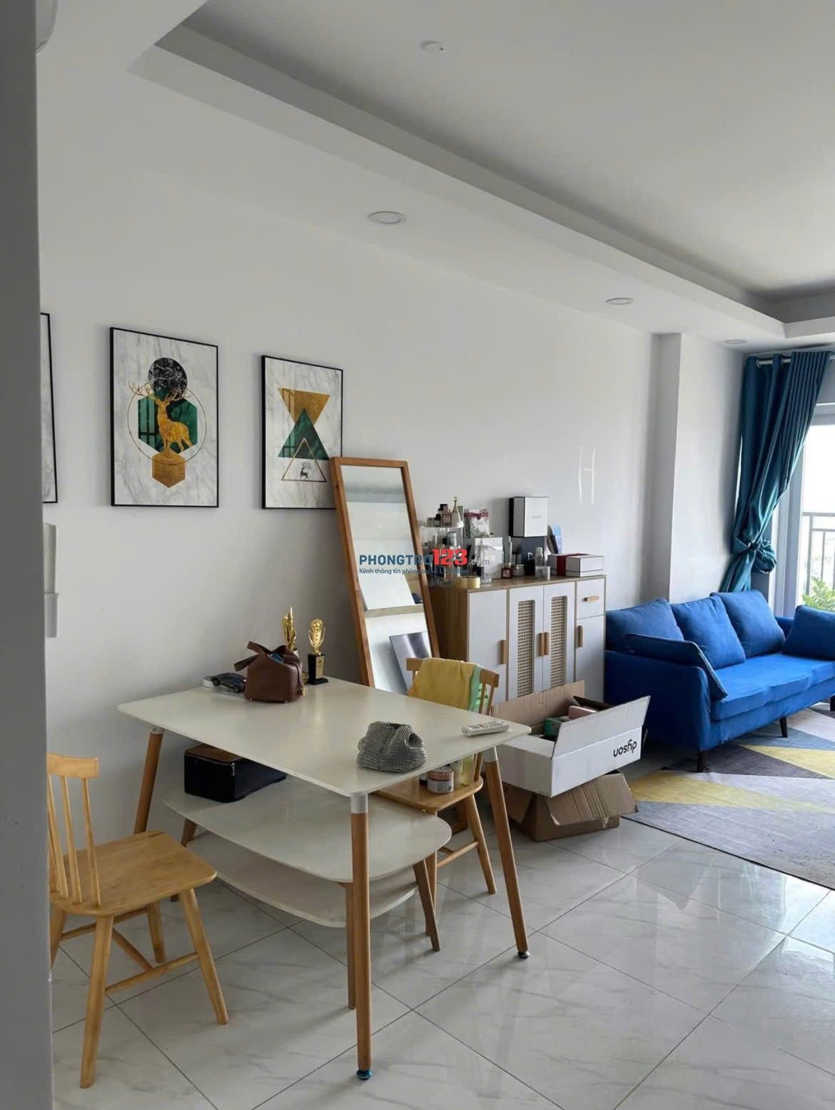 Central Plaza, Phạm Văn Hai, TB, NT, 68m2, 2PN cho thuê liền