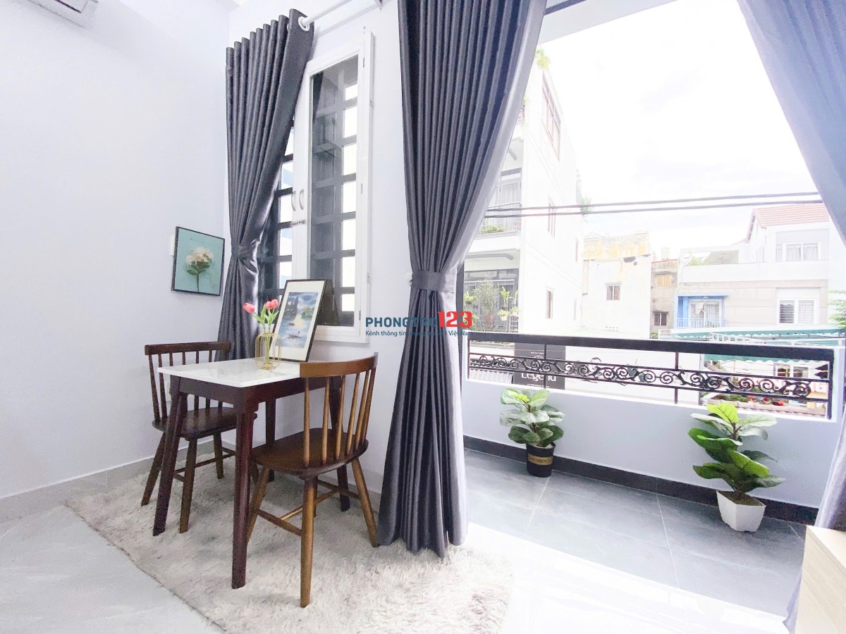 CĂN HỘ BAN CÔNG CỰC XINH – FULL NỘI THẤT – MỚI 100% – GẦN CÔNG VIÊN HOÀNG VĂN THỤ