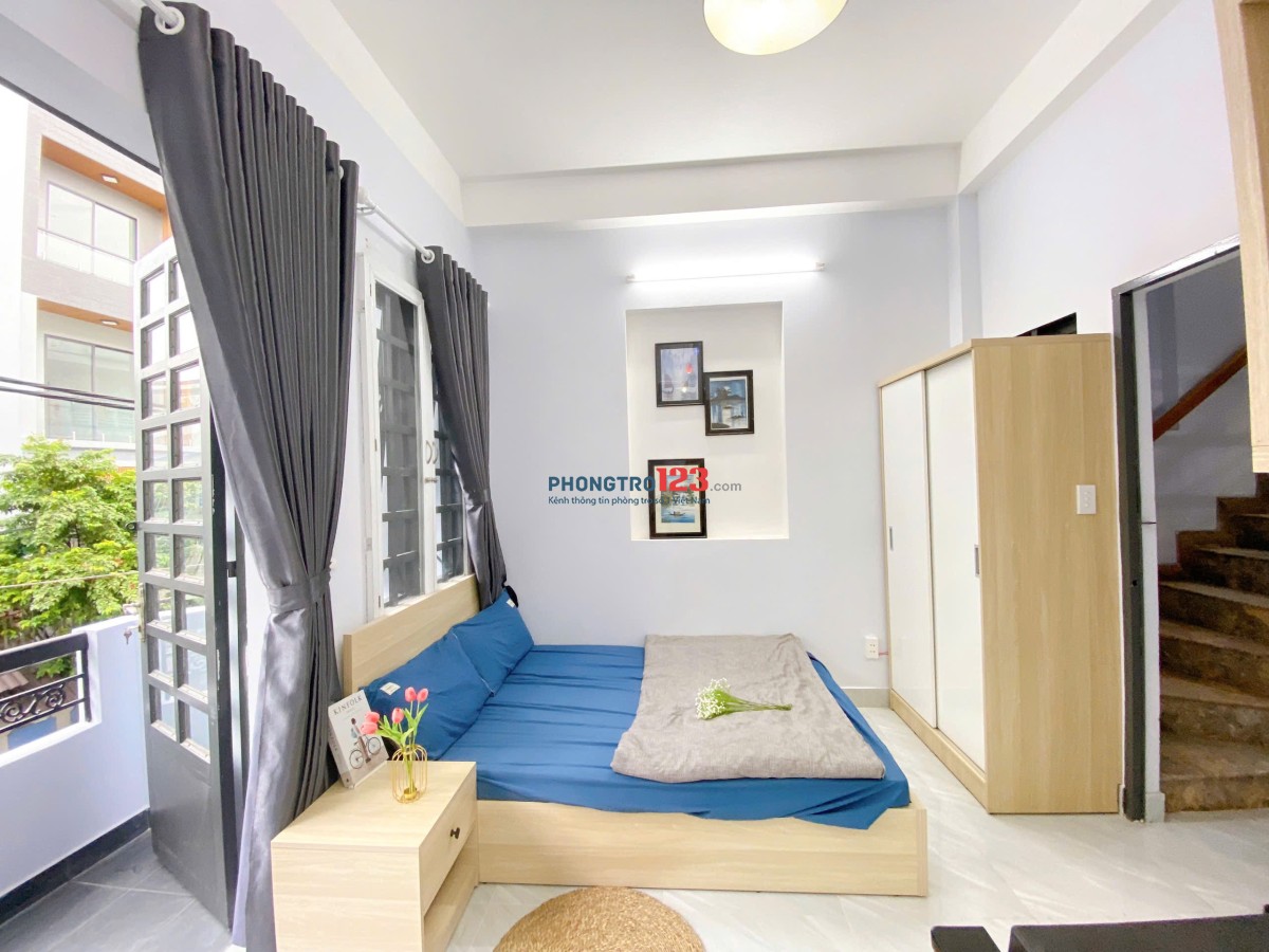 CĂN HỘ BAN CÔNG CỰC XINH – FULL NỘI THẤT – MỚI 100% – GẦN CÔNG VIÊN HOÀNG VĂN THỤ