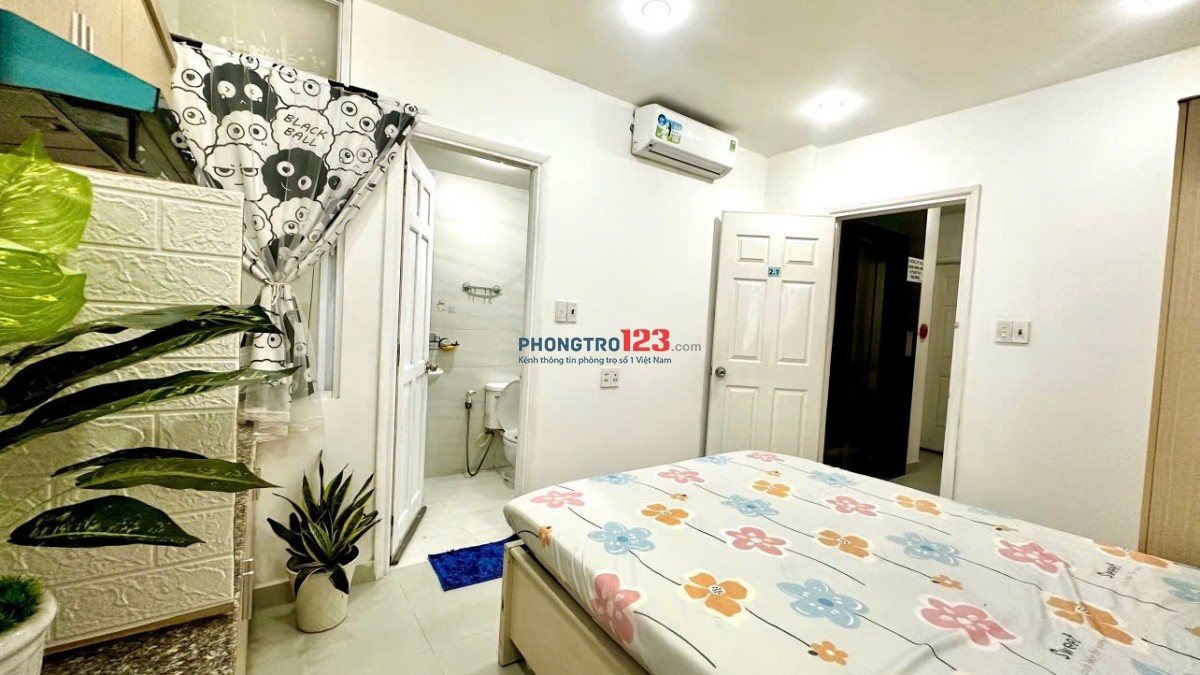 Phòng trọ Phú Nhuận 30m2 giáp Q3 gần Trường Sa thang máy, cửa sổ full nội thất đường Đặng Văn Ngữ