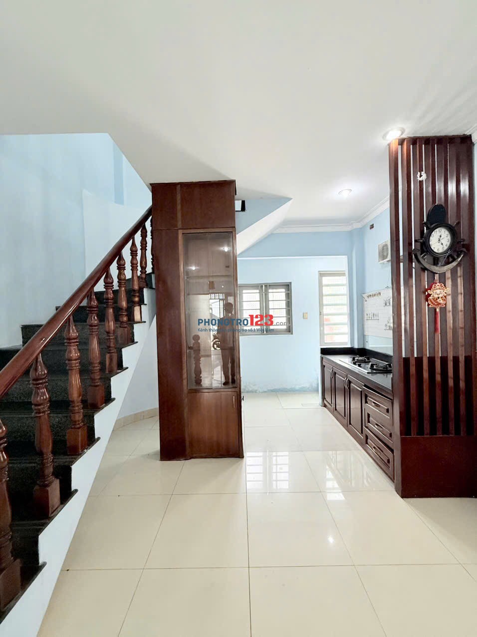 Cho thuê nguyên căn nhà sát mặt tiền Bùi Hữu Nghĩa 38m2 giá 13 tr/th