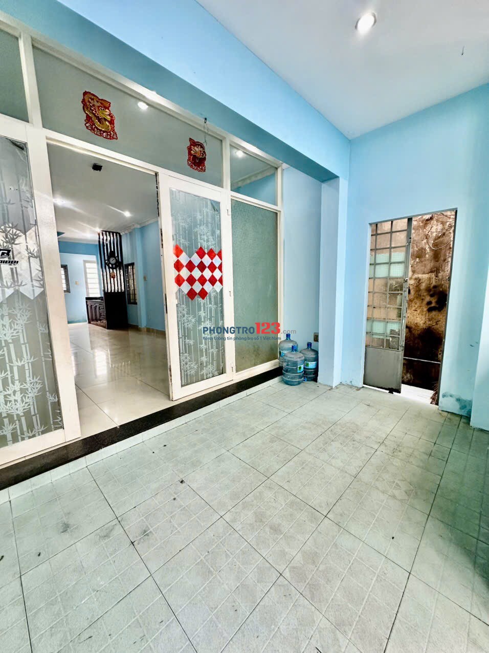 Cho thuê nguyên căn nhà sát mặt tiền Bùi Hữu Nghĩa 38m2 giá 13 tr/th
