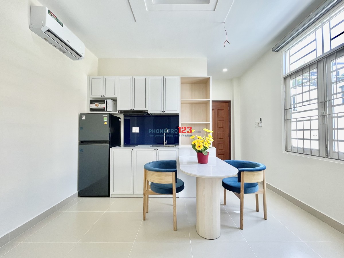 TRỐNG SẴN 1 CĂN HỘ 1 PN CÓ BANCOL FULL NỘI THẤT HIỆN ĐẠI PHÚ HỮU -QUẬN 5