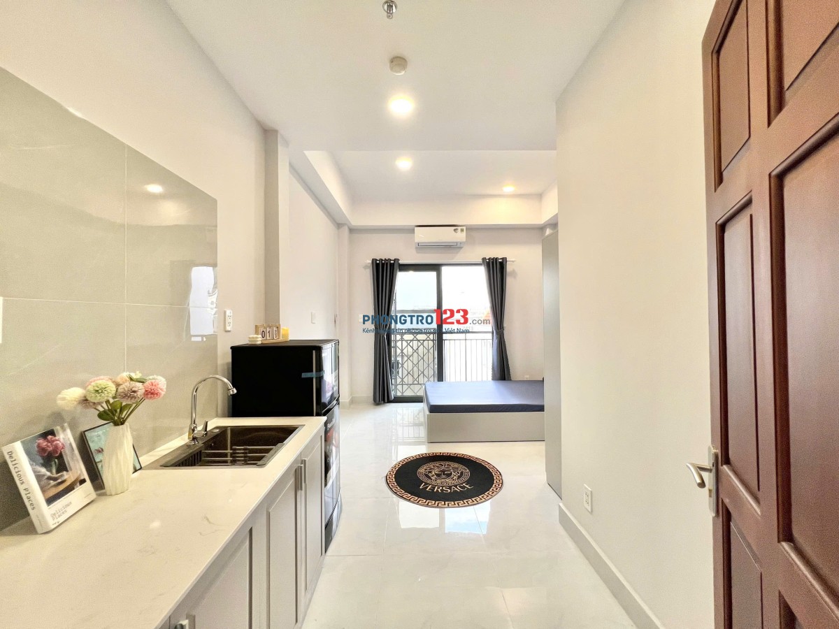 Phòng trọ cho sinh viên người đi làm full nội thất ban công thoáng mát