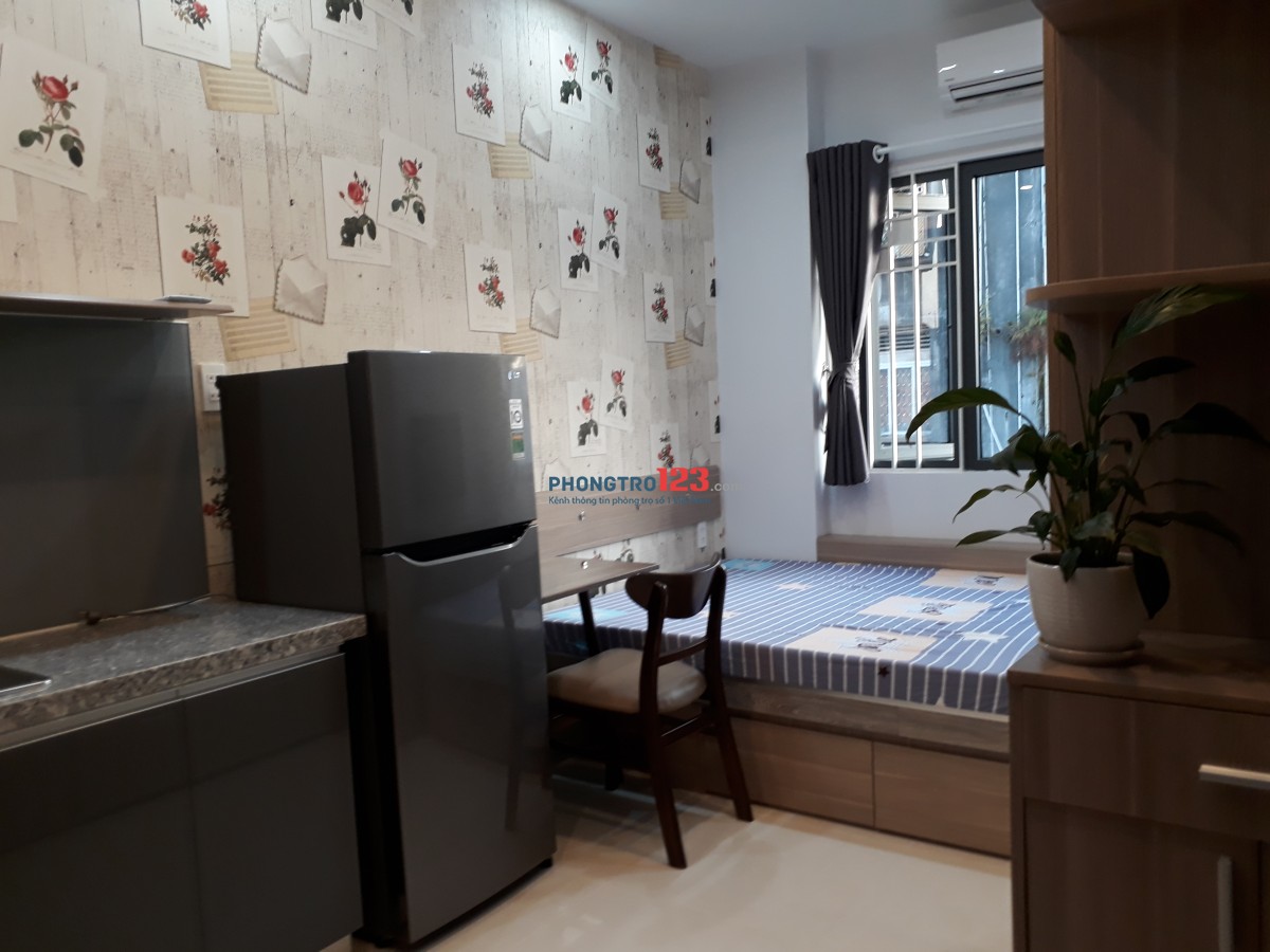 Cho thuê phòng mới, sạch sẽ, an ninh, full nội thất hẻm 650/4 đường Điện Biên Phủ, 5 ph ra trung tâm