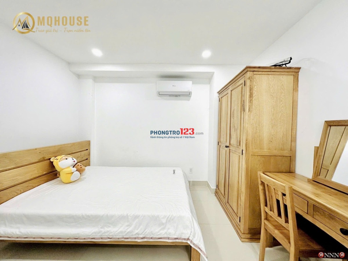 Cho Thuê Phòng Phú Nhuận_phòng mới, nhà thang máy_ Full nội thất giáp Q1, Q3, Bình Thạnh