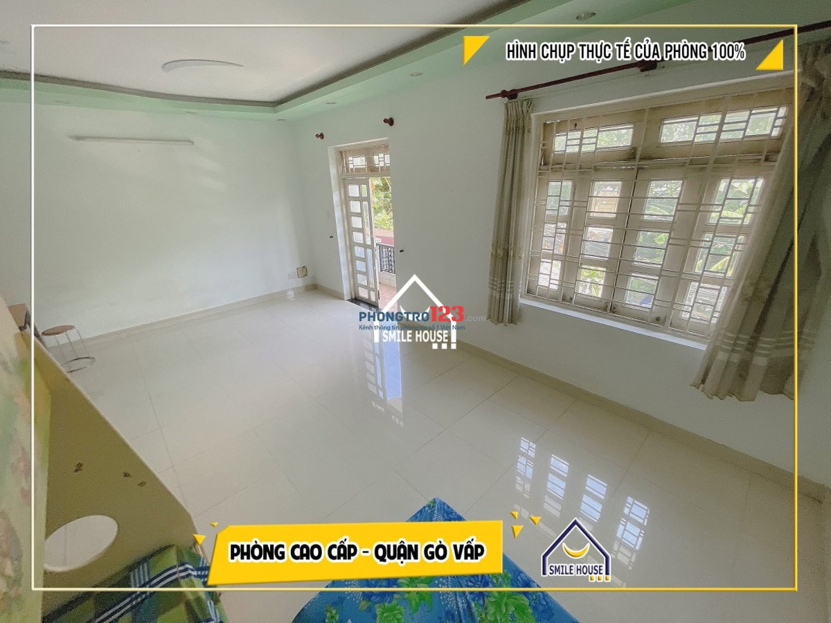 Cho thuê phòng rộng tới 60m2 không giới hạn người ở tại 116/50 Dương Quảng Hàm p5 Gò Vấp