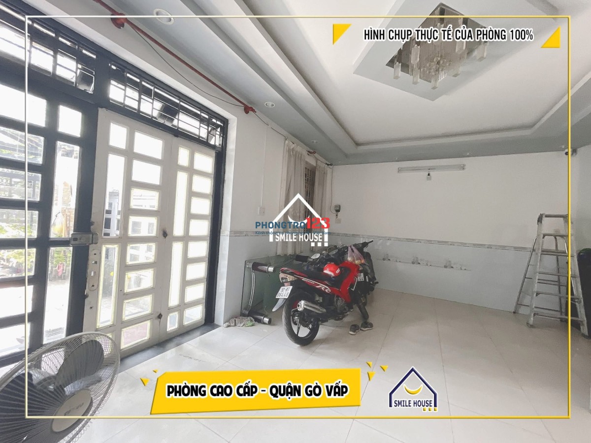 Cho thuê phòng rộng tới 60m2 không giới hạn người ở tại 116/50 Dương Quảng Hàm p5 Gò Vấp