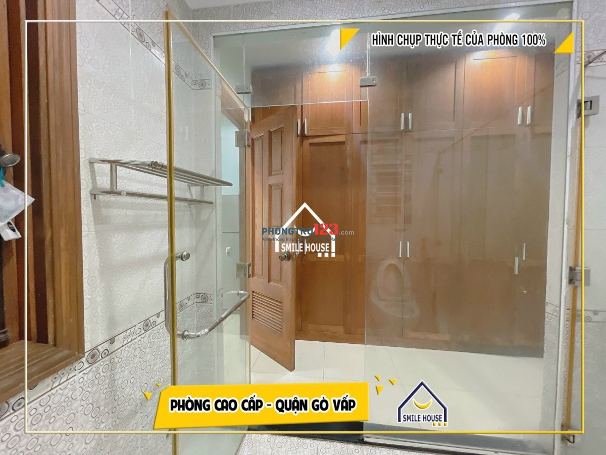 Cho thuê phòng rộng tới 60m2 không giới hạn người ở tại 116/50 Dương Quảng Hàm p5 Gò Vấp