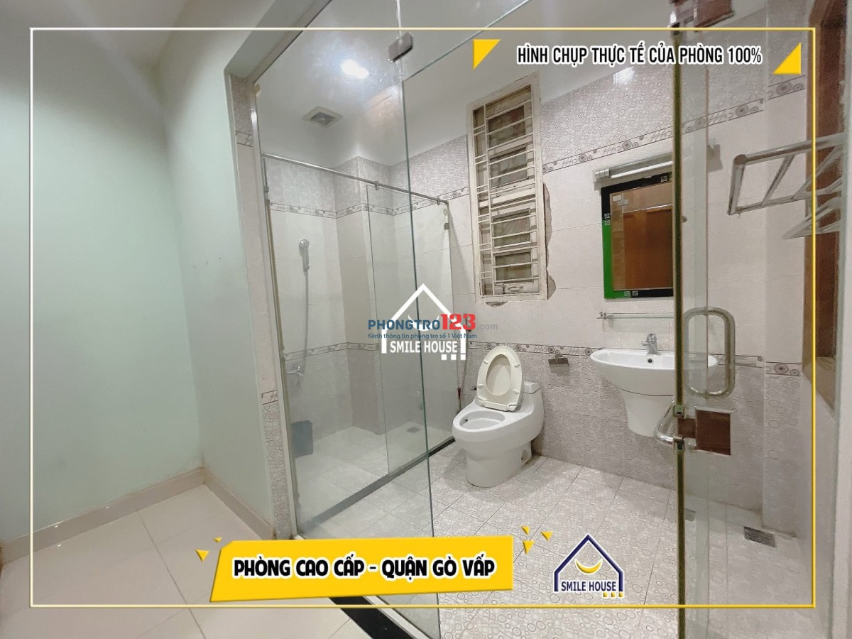 Cho thuê phòng rộng tới 60m2 không giới hạn người ở tại 116/50 Dương Quảng Hàm p5 Gò Vấp