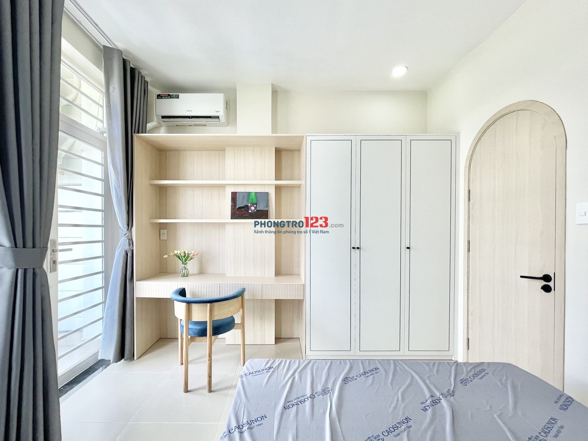 TRỐNG SẴN 1 CĂN HỘ 1 PN CÓ BANCOL FULL NỘI THẤT HIỆN ĐẠI PHÚ HỮU -QUẬN 5